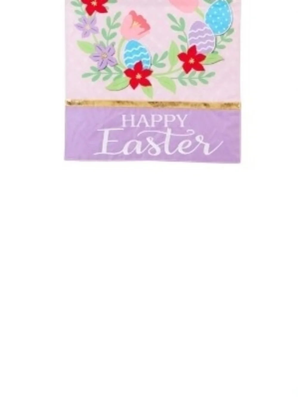 Creekside 12.5x18 Happy Easter Floral Garden Flag